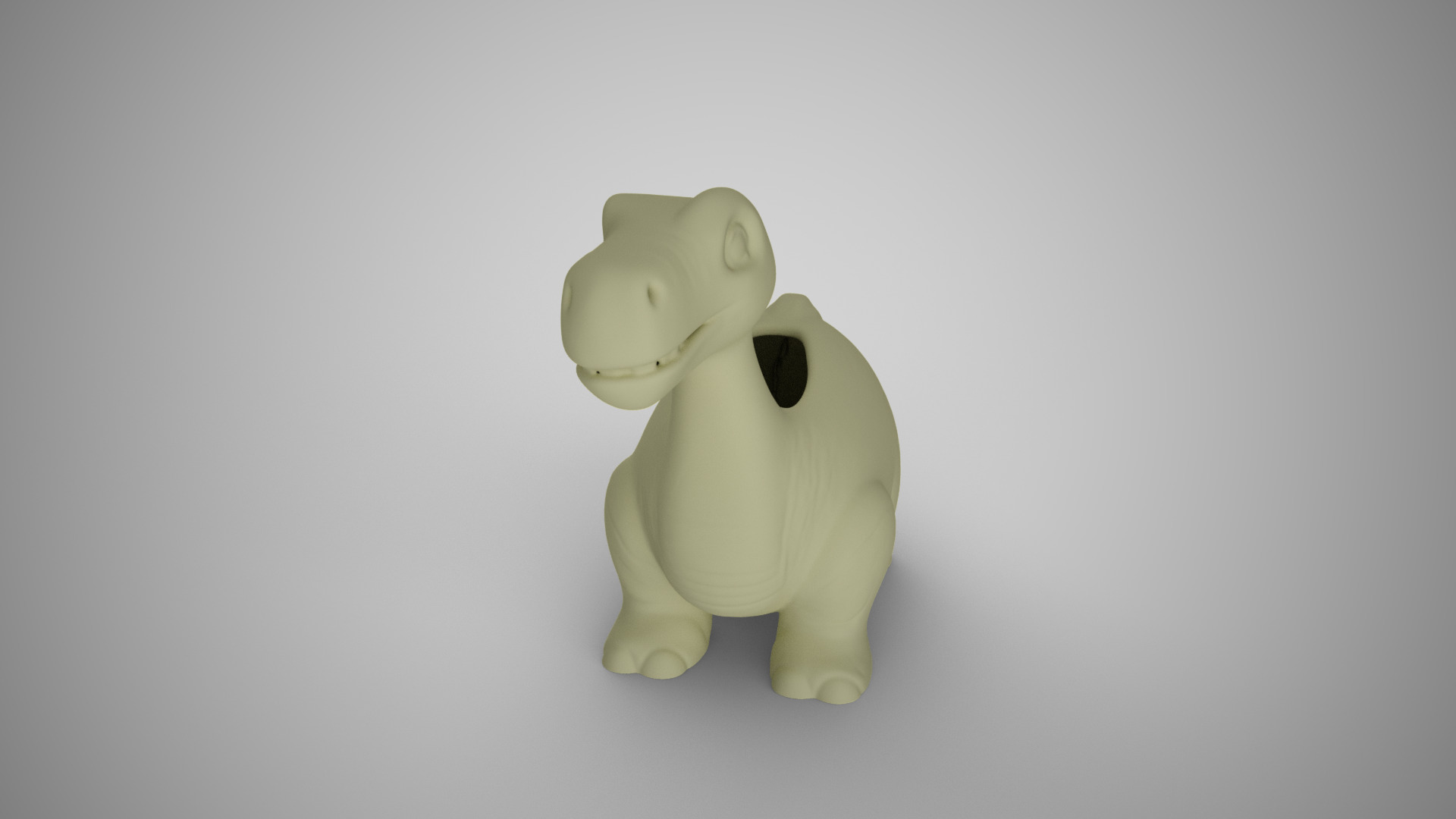 Dino Penholder 3D print model_6