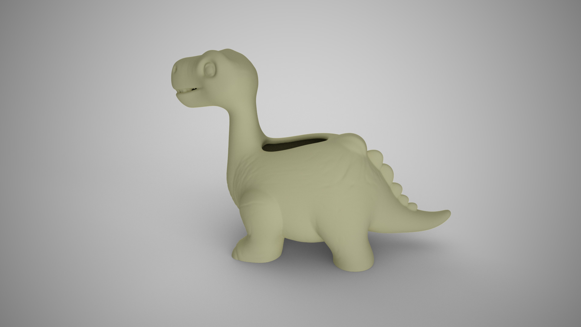 Dino Penholder 3D print model_4