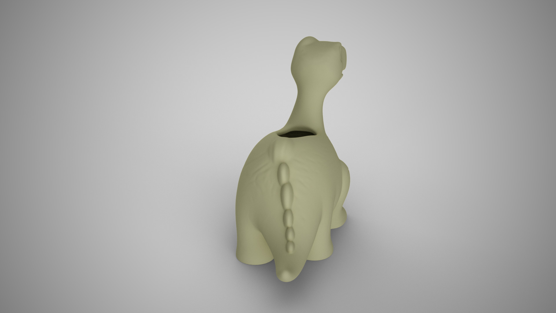 Dino Penholder 3D print model_2