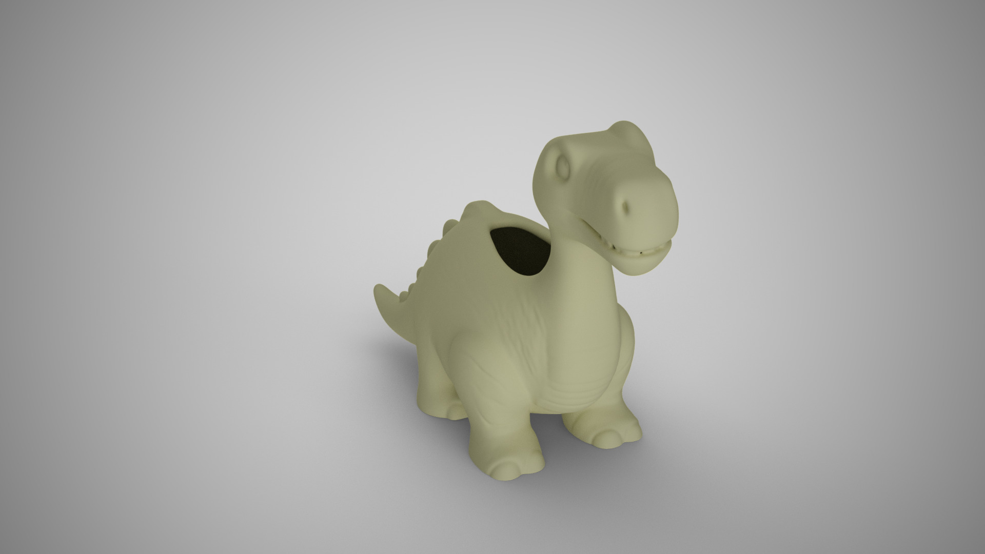 Dino Penholder 3D print model_7