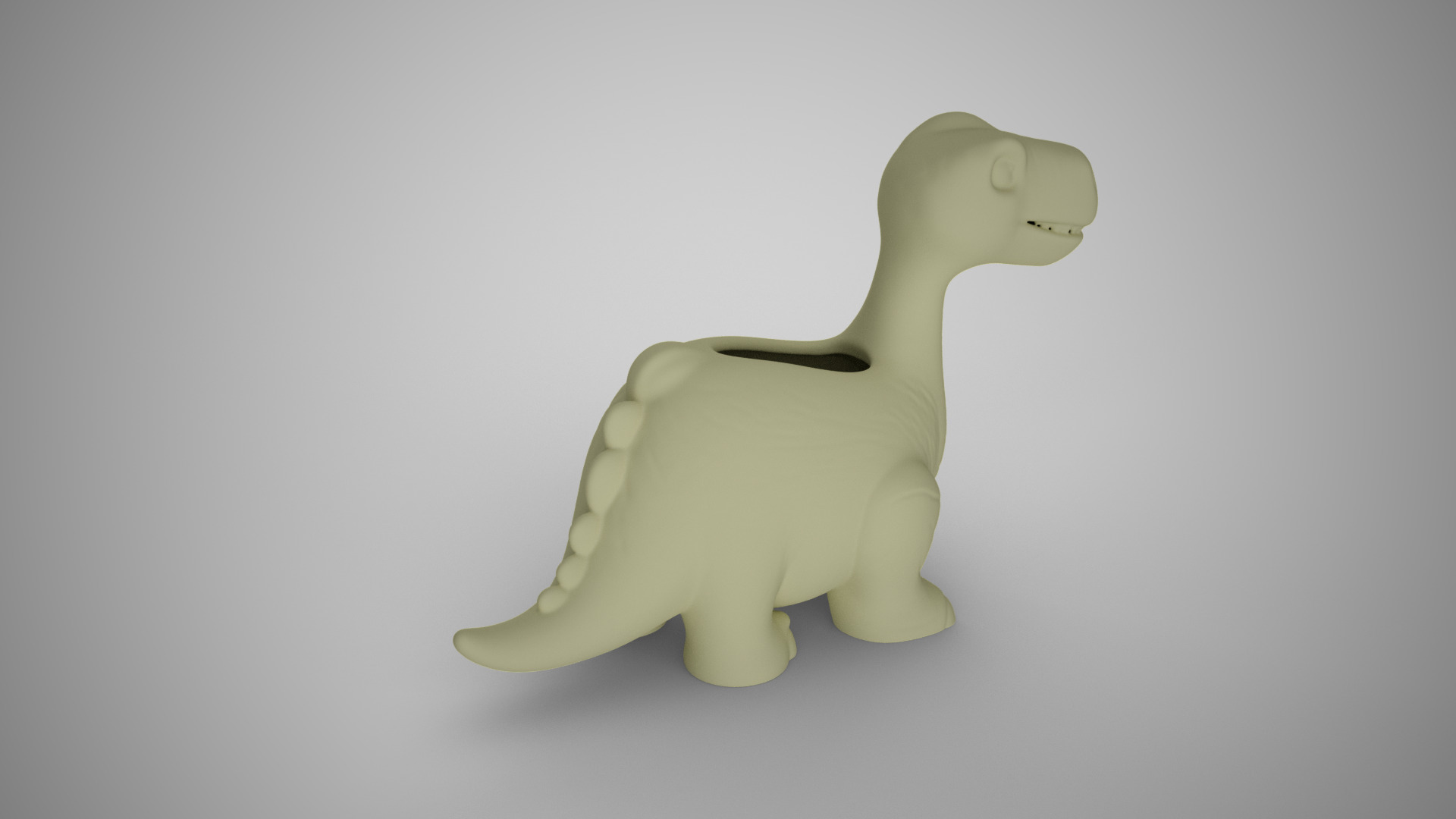 Dino Penholder 3D print model_1