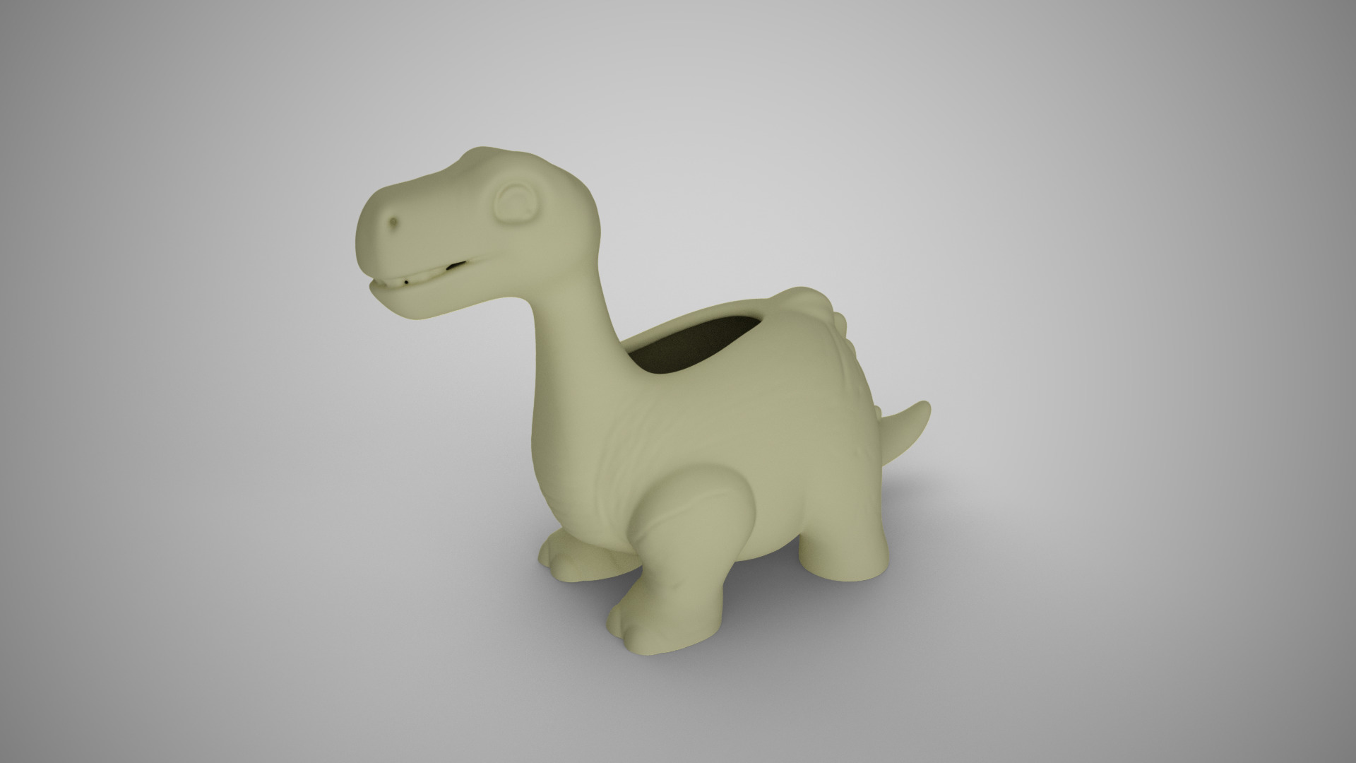 Dino Penholder 3D print model_5
