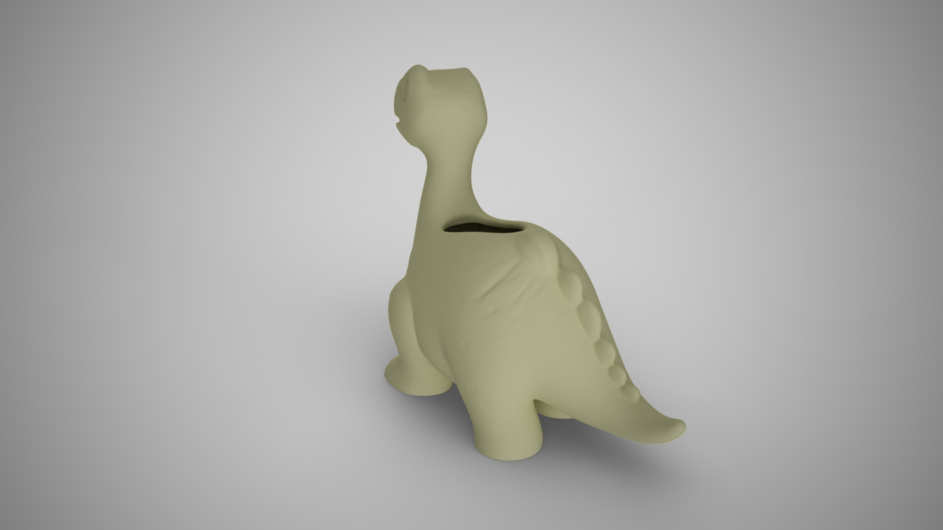 Dino Penholder 3D print model_3
