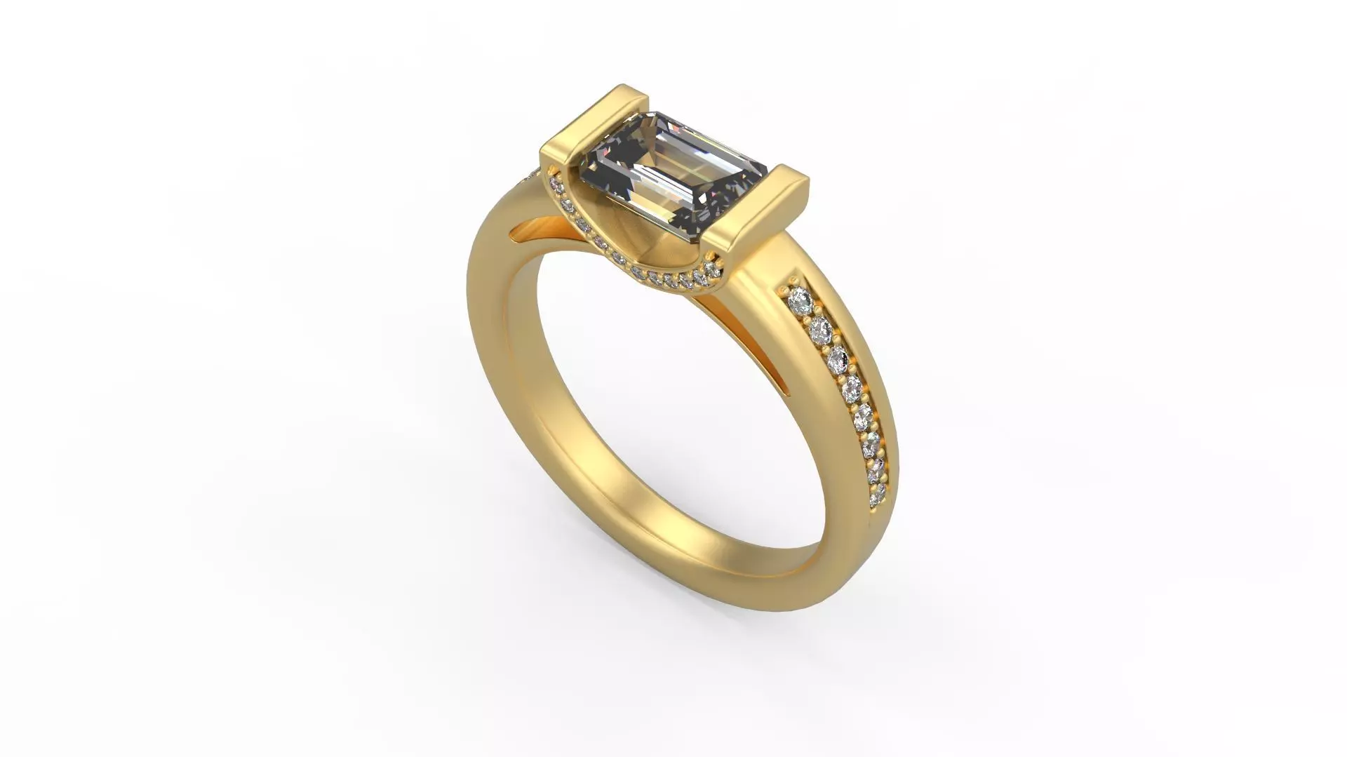 Women Solitaire 3918 3D print model