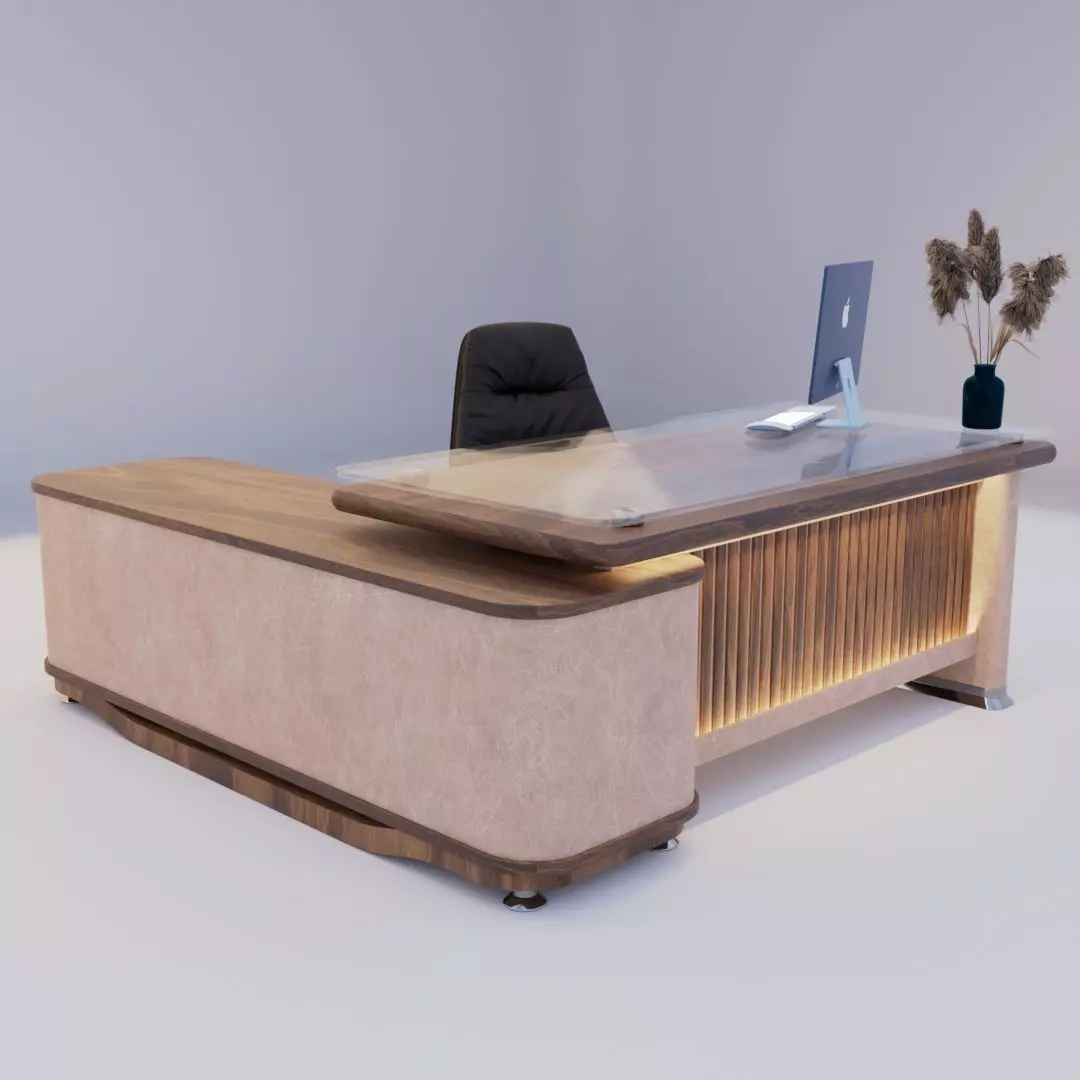 Office Table 5 Low-poly 3D model