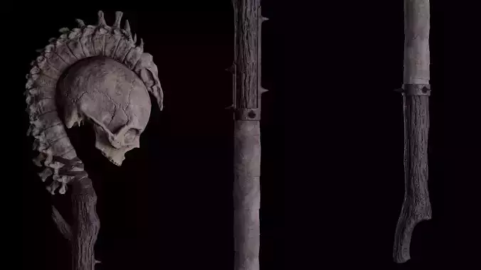 Ritual staff - Game Ready