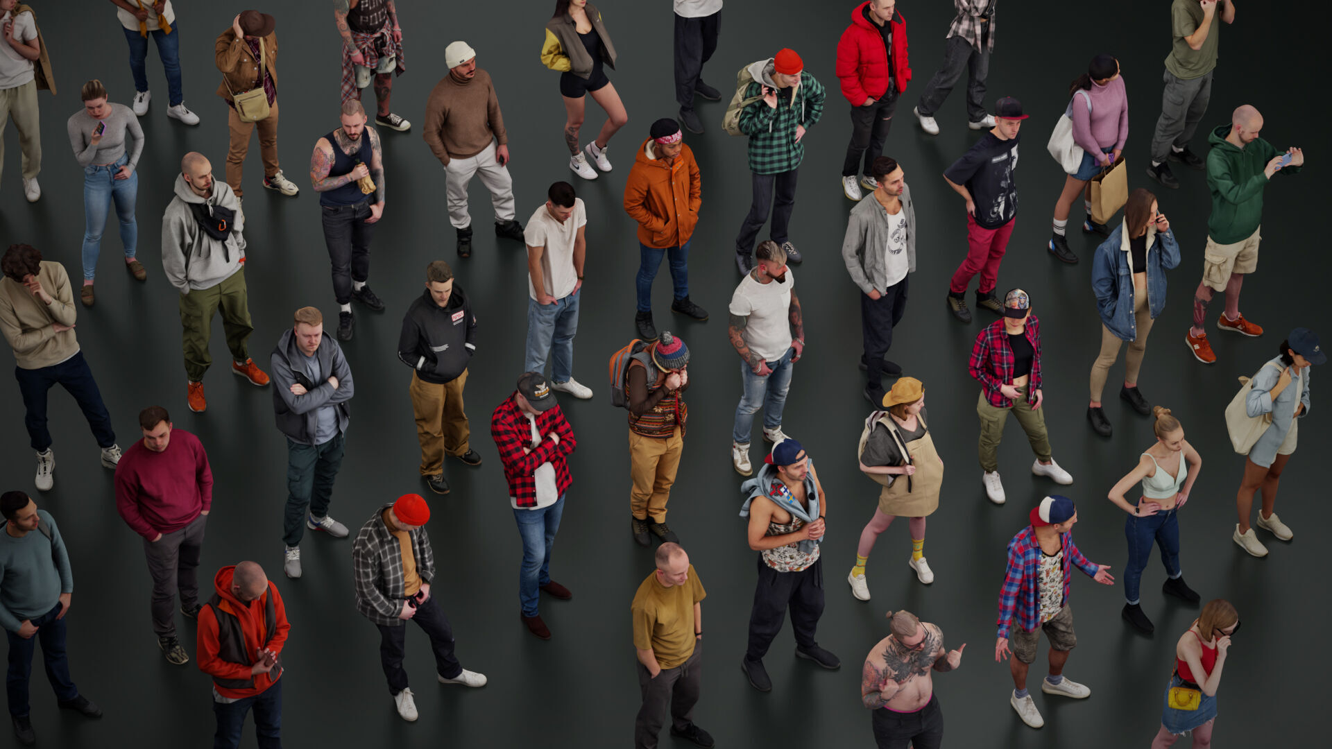 Kanistra People Asset Library Complete Pack 3D model_12