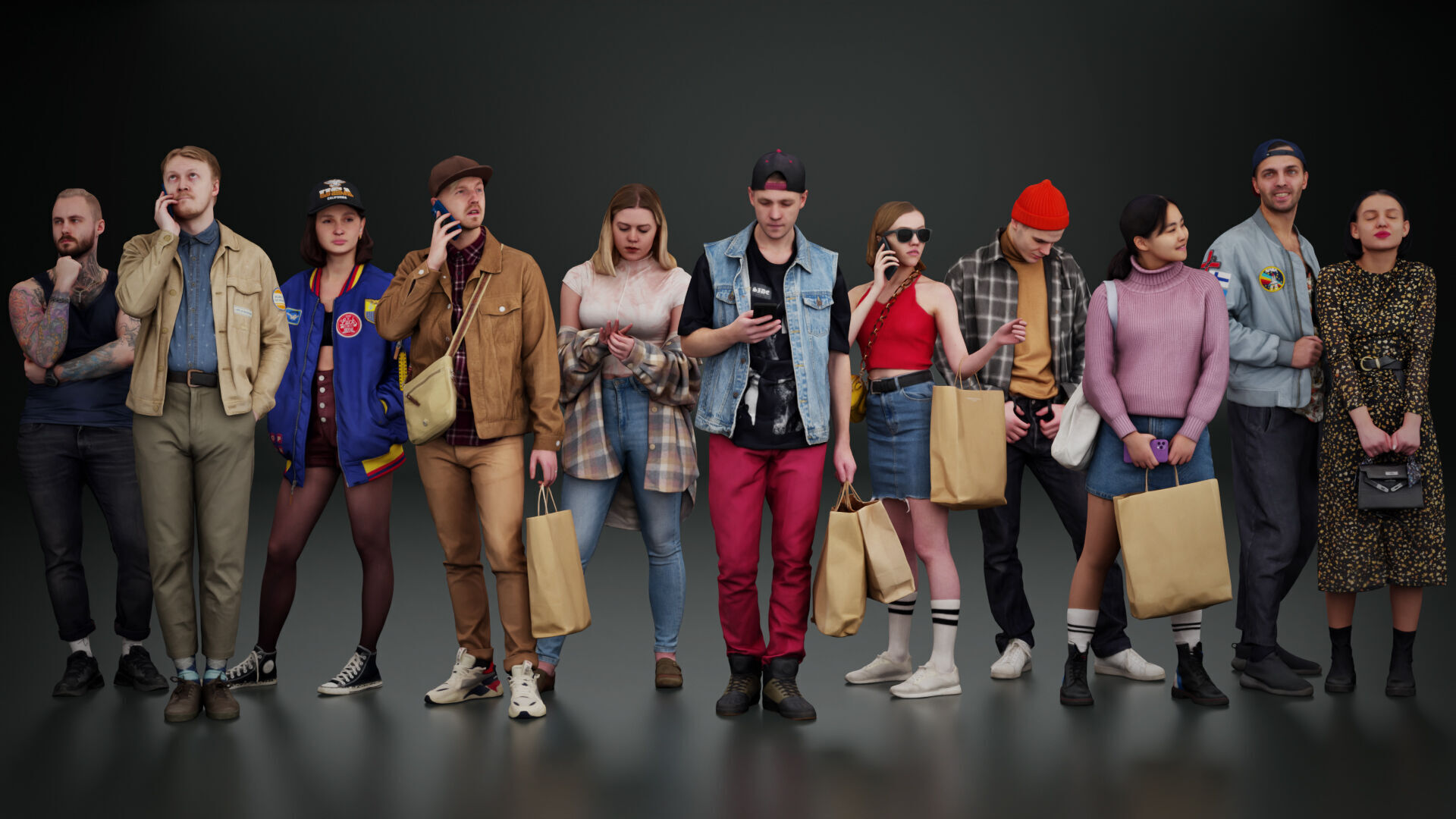 Kanistra People Asset Library Complete Pack 3D model_8