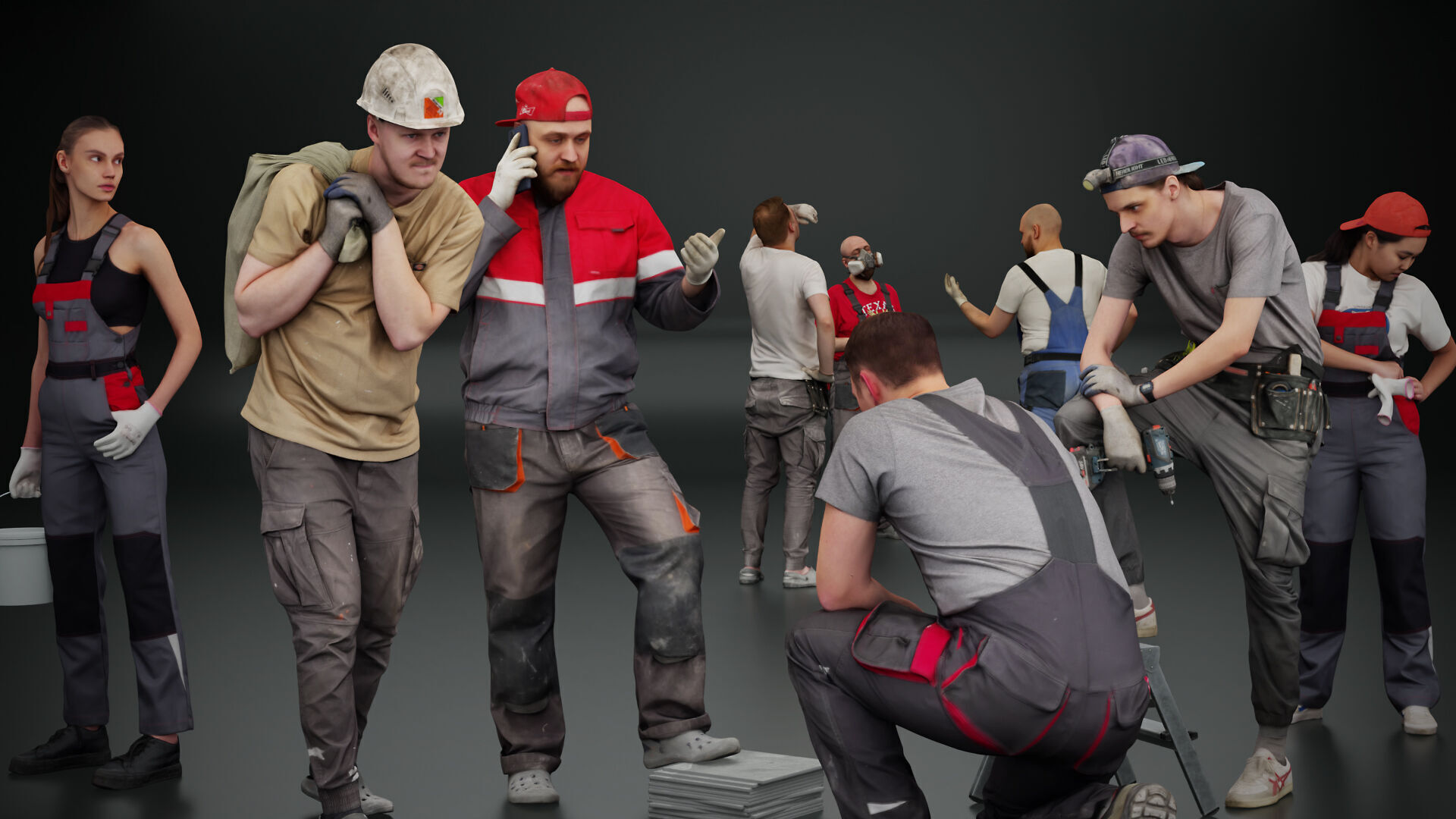 Kanistra People Asset Library Complete Pack 3D model_11