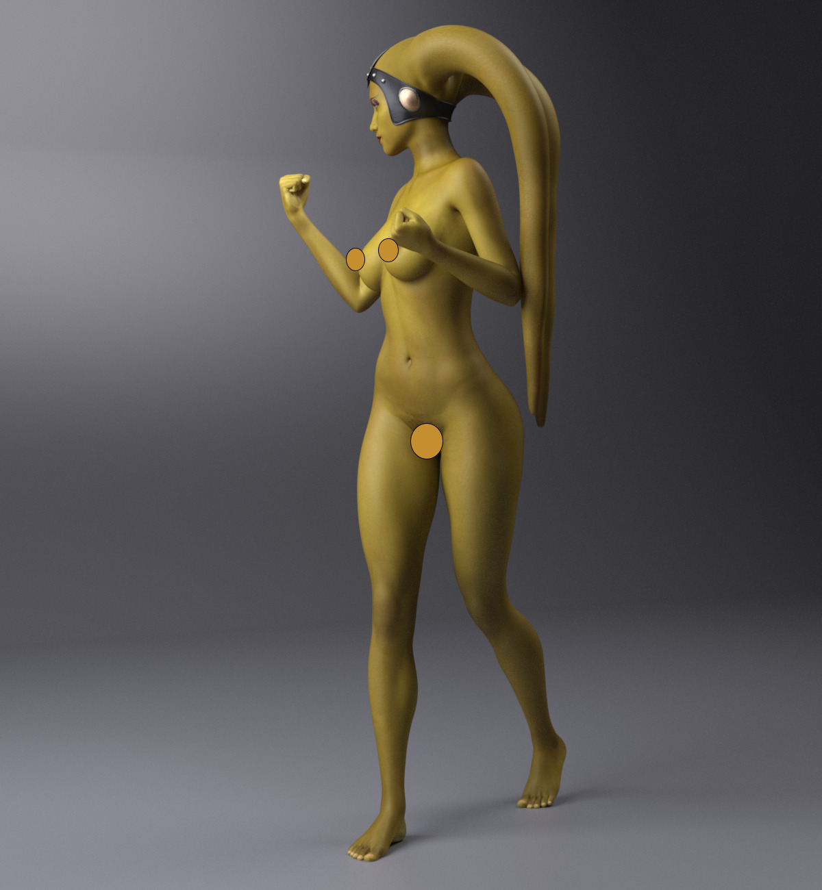 Twilek 3D print model_2