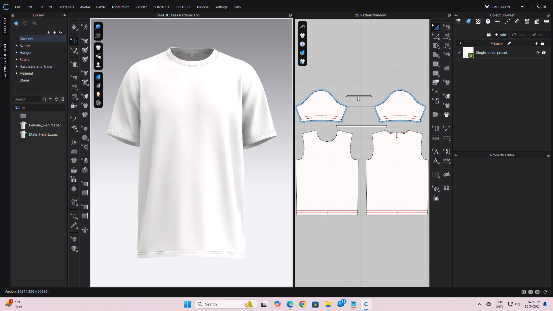 50 T-Shirt CLO File Ready to Render 3D model_23