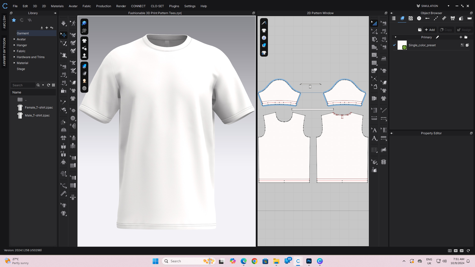 50 T-Shirt CLO File Ready to Render 3D model_33