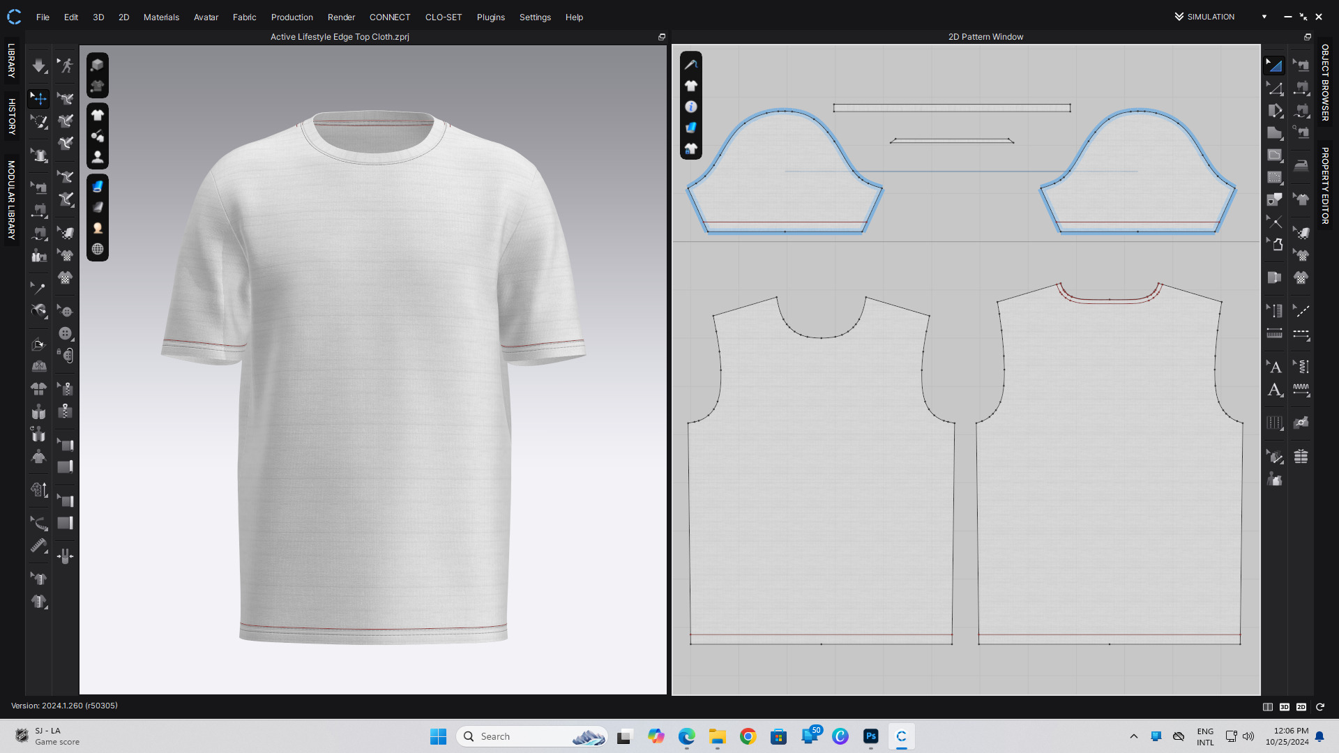 50 T-Shirt CLO File Ready to Render 3D model_15