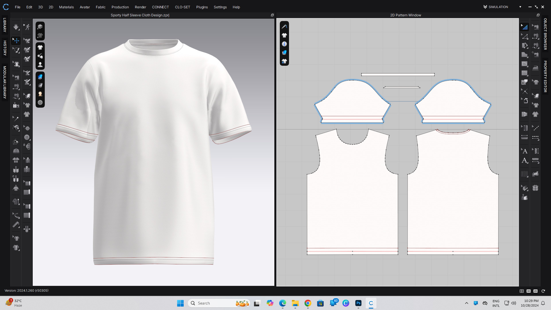 50 T-Shirt CLO File Ready to Render 3D model_71