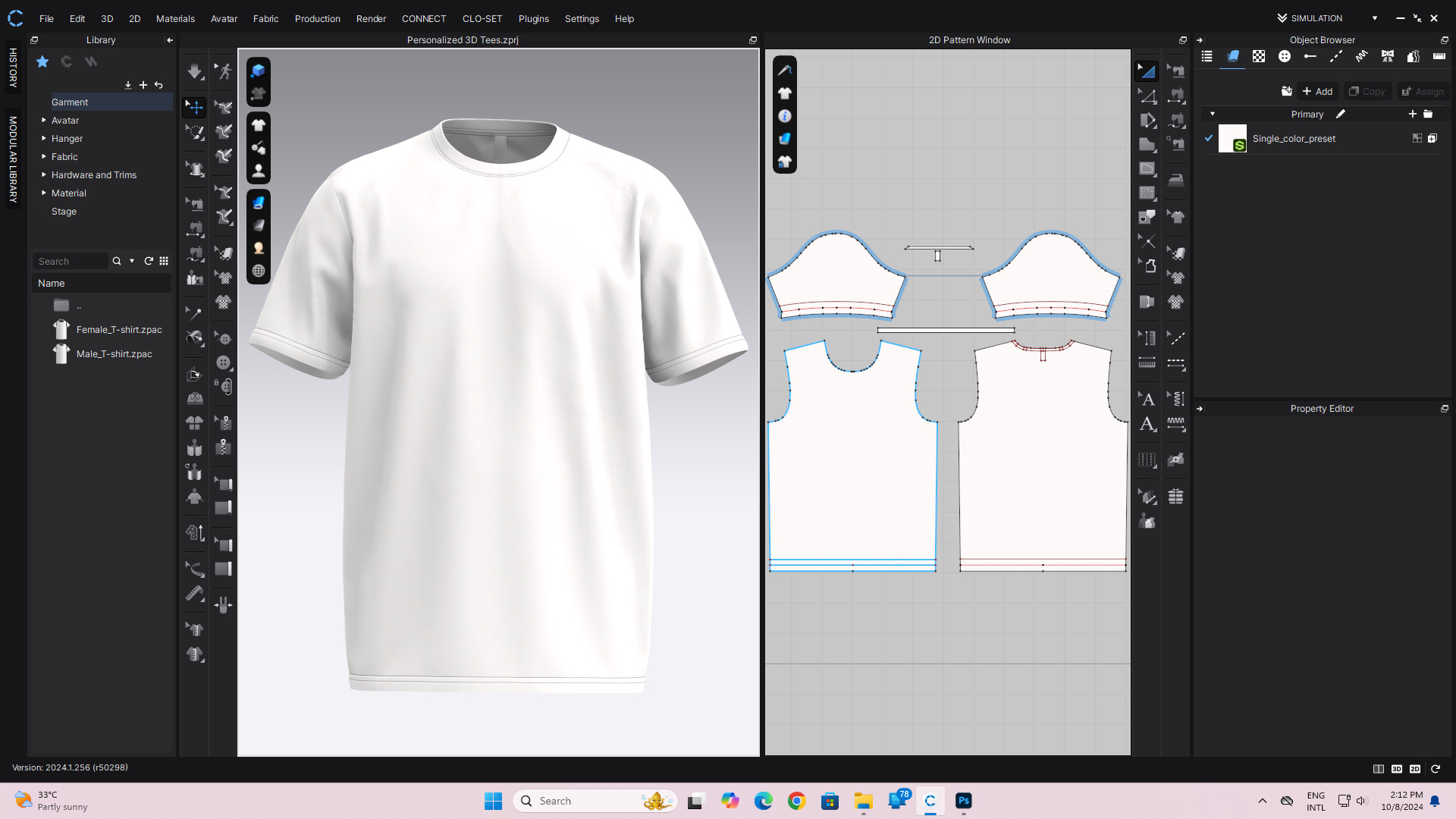 50 T-Shirt CLO File Ready to Render 3D model_63