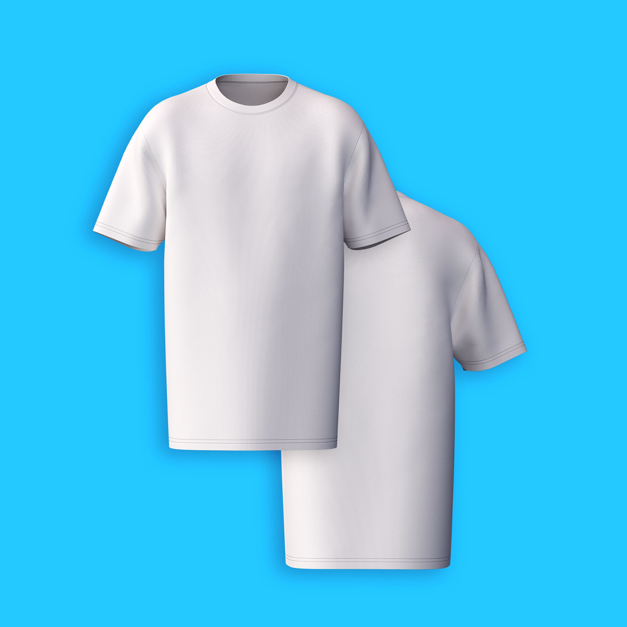 50 T-Shirt CLO File Ready to Render 3D model_62