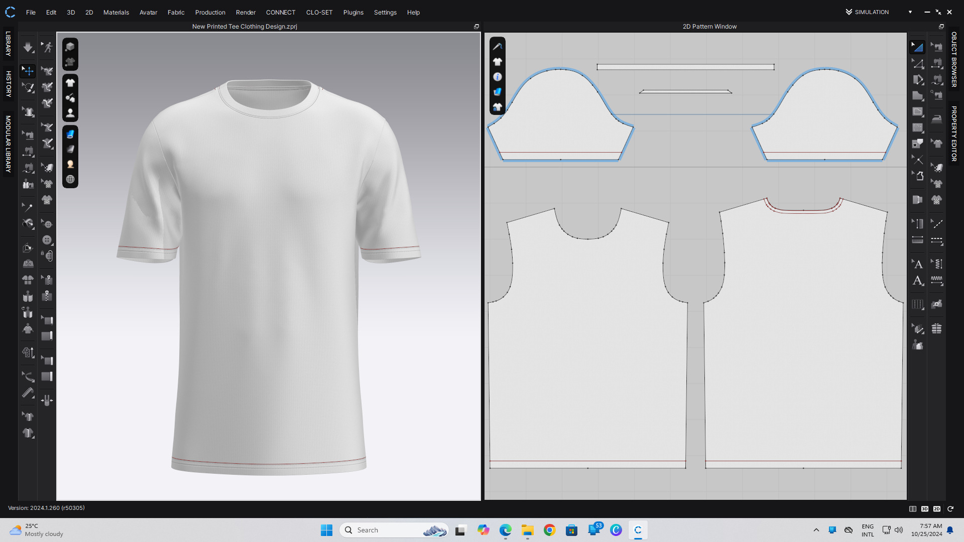 50 T-Shirt CLO File Ready to Render 3D model_55