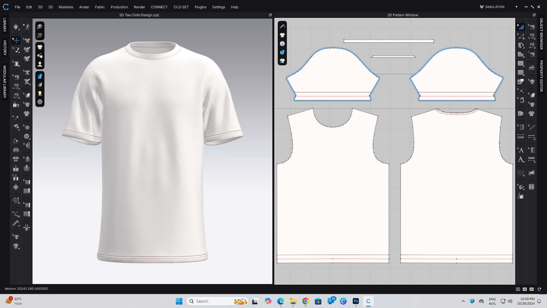 50 T-Shirt CLO File Ready to Render 3D model_1