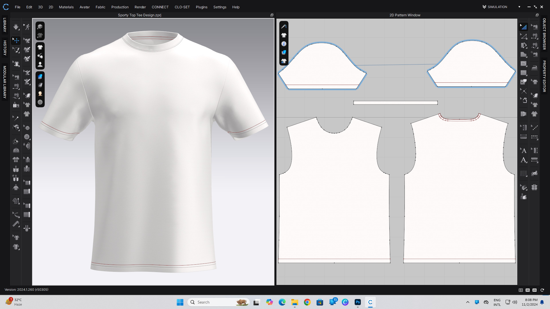 50 T-Shirt CLO File Ready to Render 3D model_81