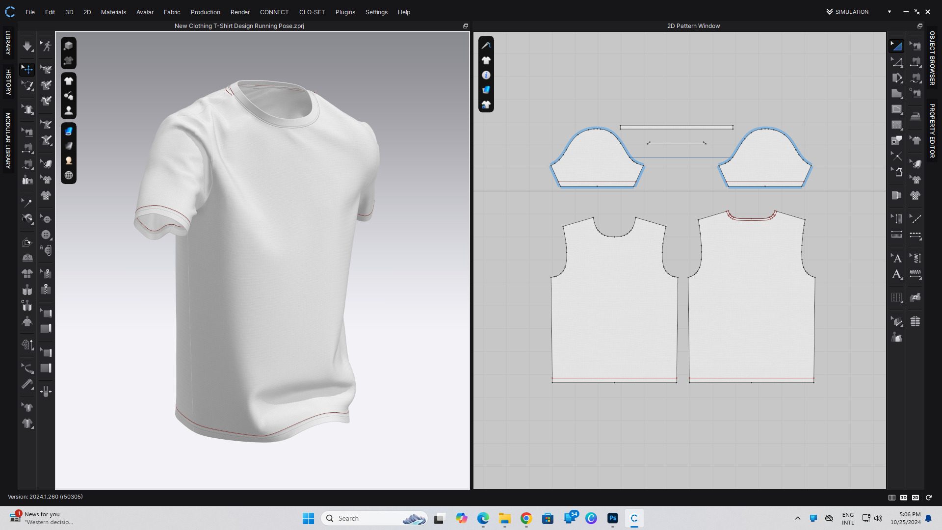 50 T-Shirt CLO File Ready to Render 3D model_53