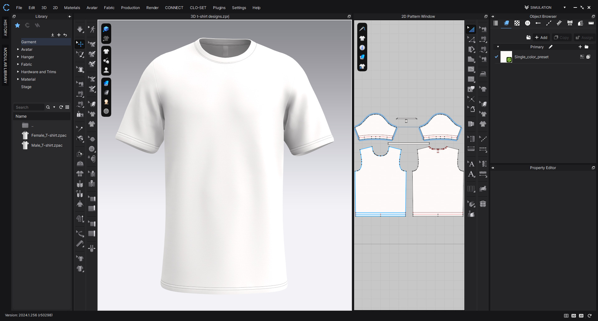 50 T-Shirt CLO File Ready to Render 3D model_3