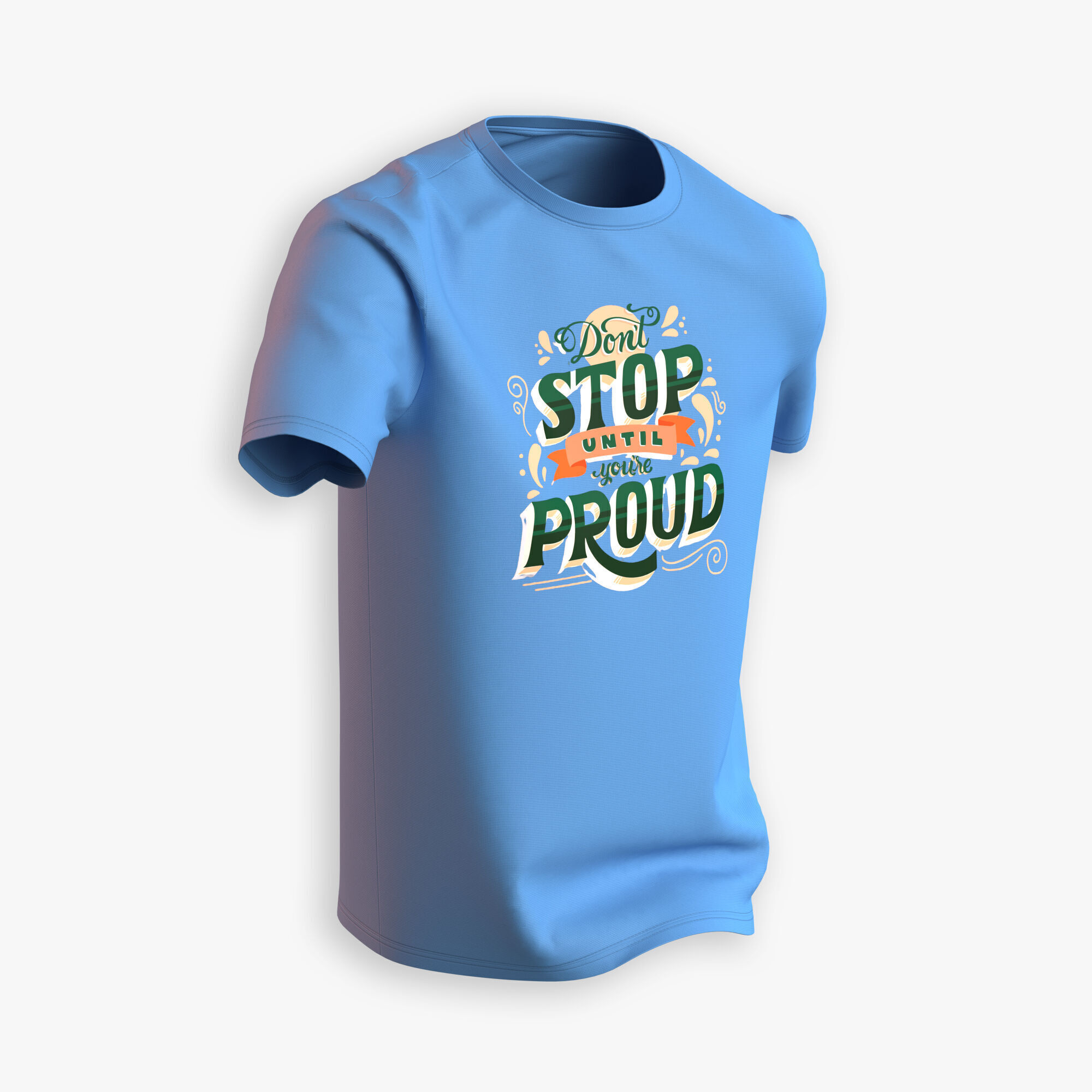 50 T-Shirt CLO File Ready to Render 3D model_54