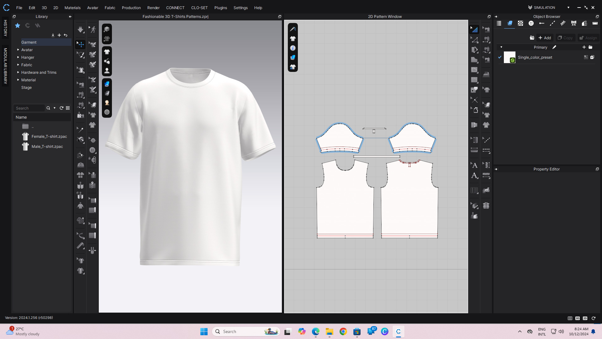 50 T-Shirt CLO File Ready to Render 3D model_35