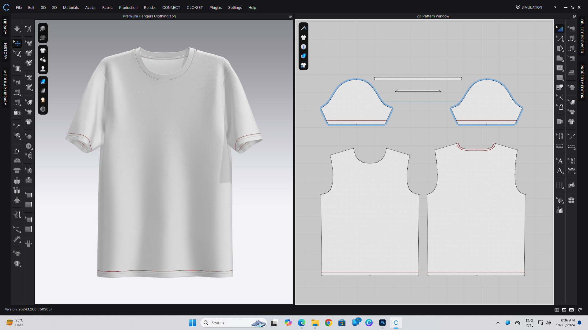 50 T-Shirt CLO File Ready to Render 3D model_65