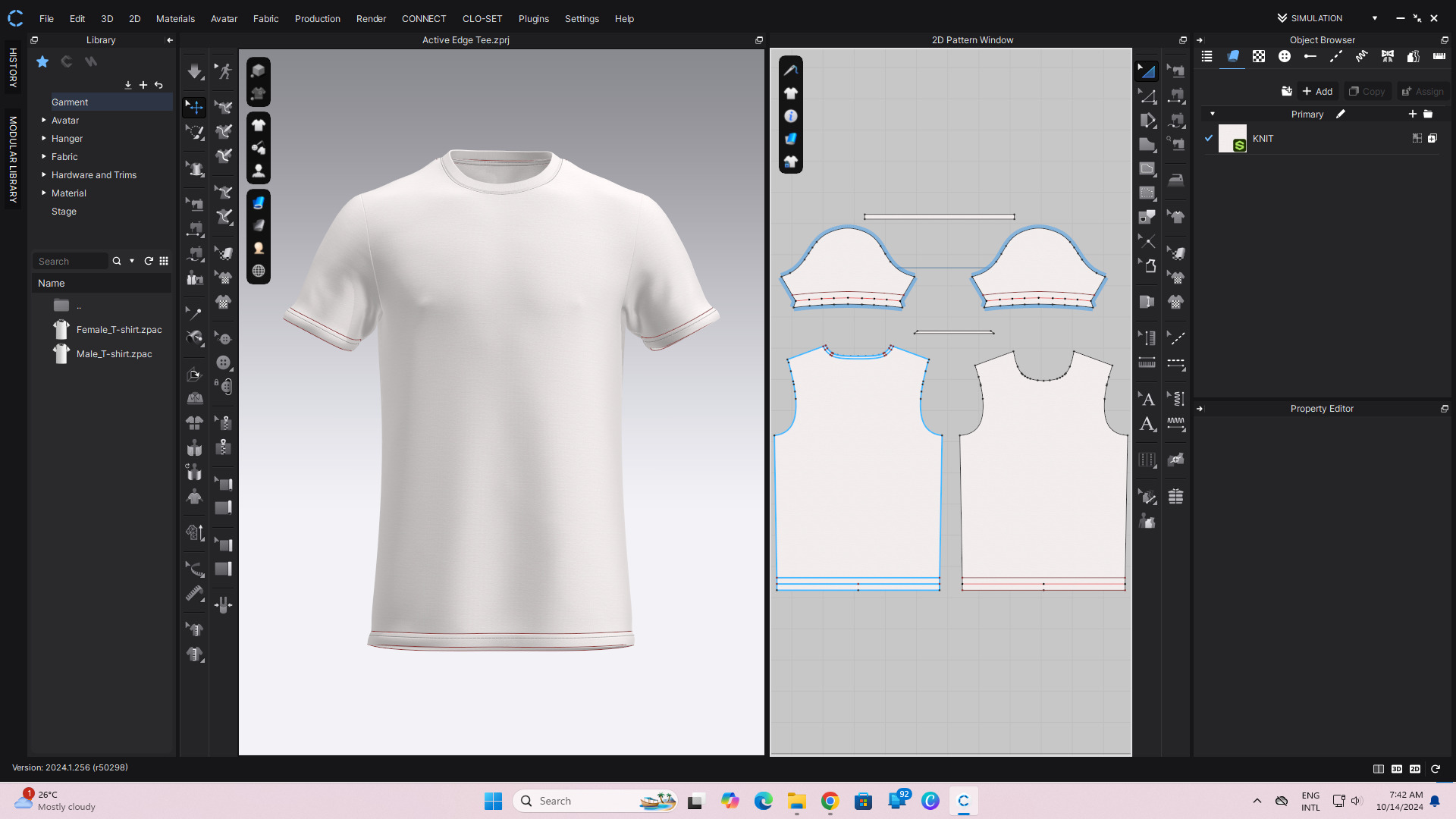 50 T-Shirt CLO File Ready to Render 3D model_9