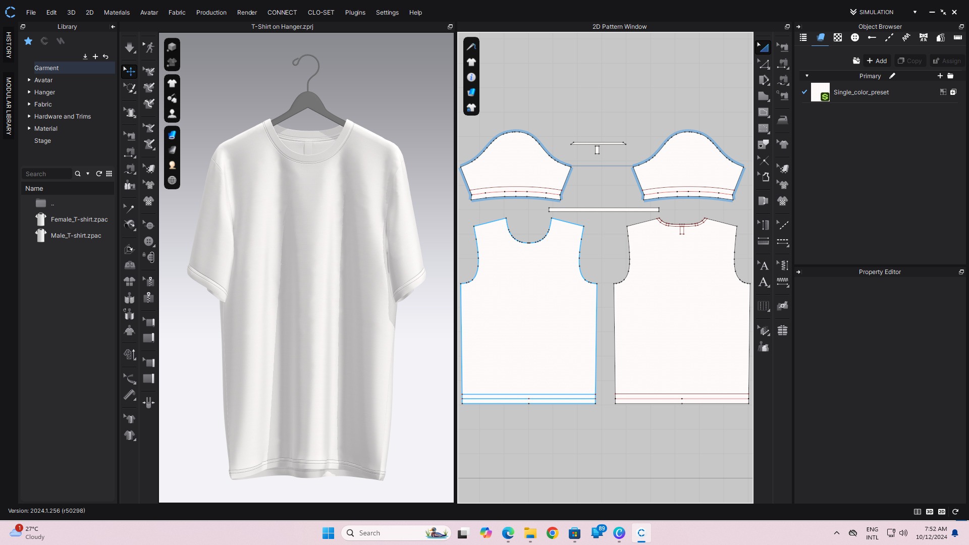 50 T-Shirt CLO File Ready to Render 3D model_87