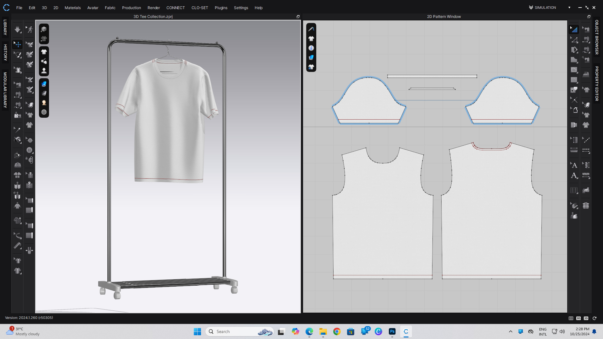 50 T-Shirt CLO File Ready to Render 3D model_7