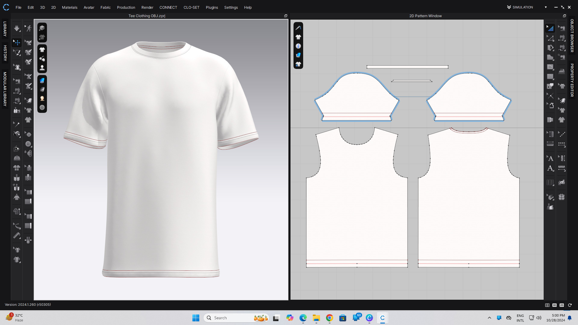 50 T-Shirt CLO File Ready to Render 3D model_89