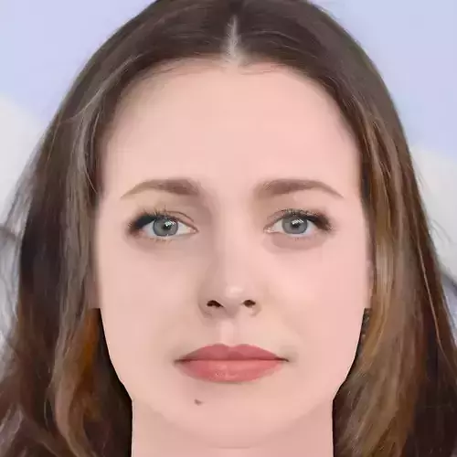 Rachel McAdams Head - No Hair - Low poly head for game