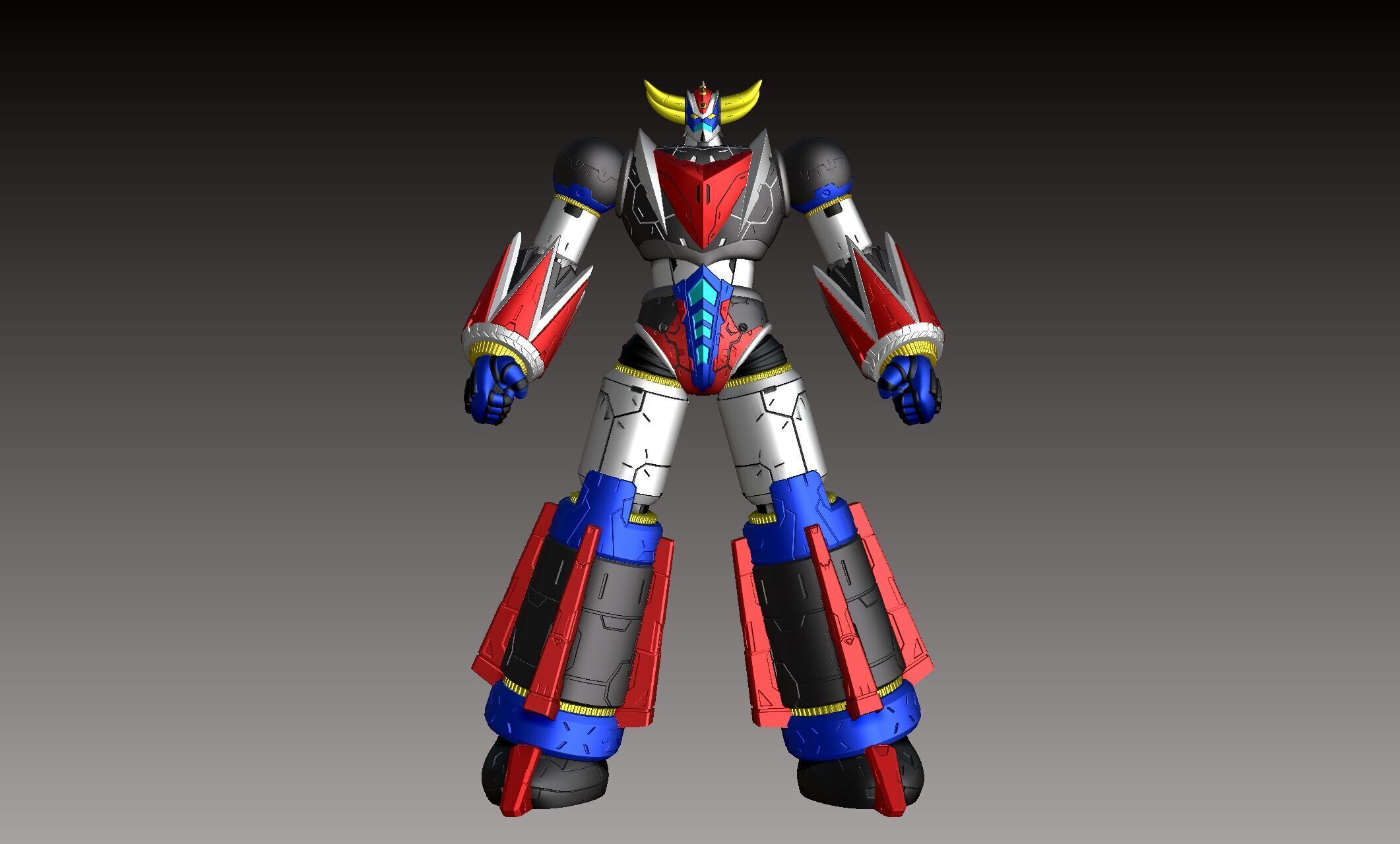 Grendizer V2 3D print model_25