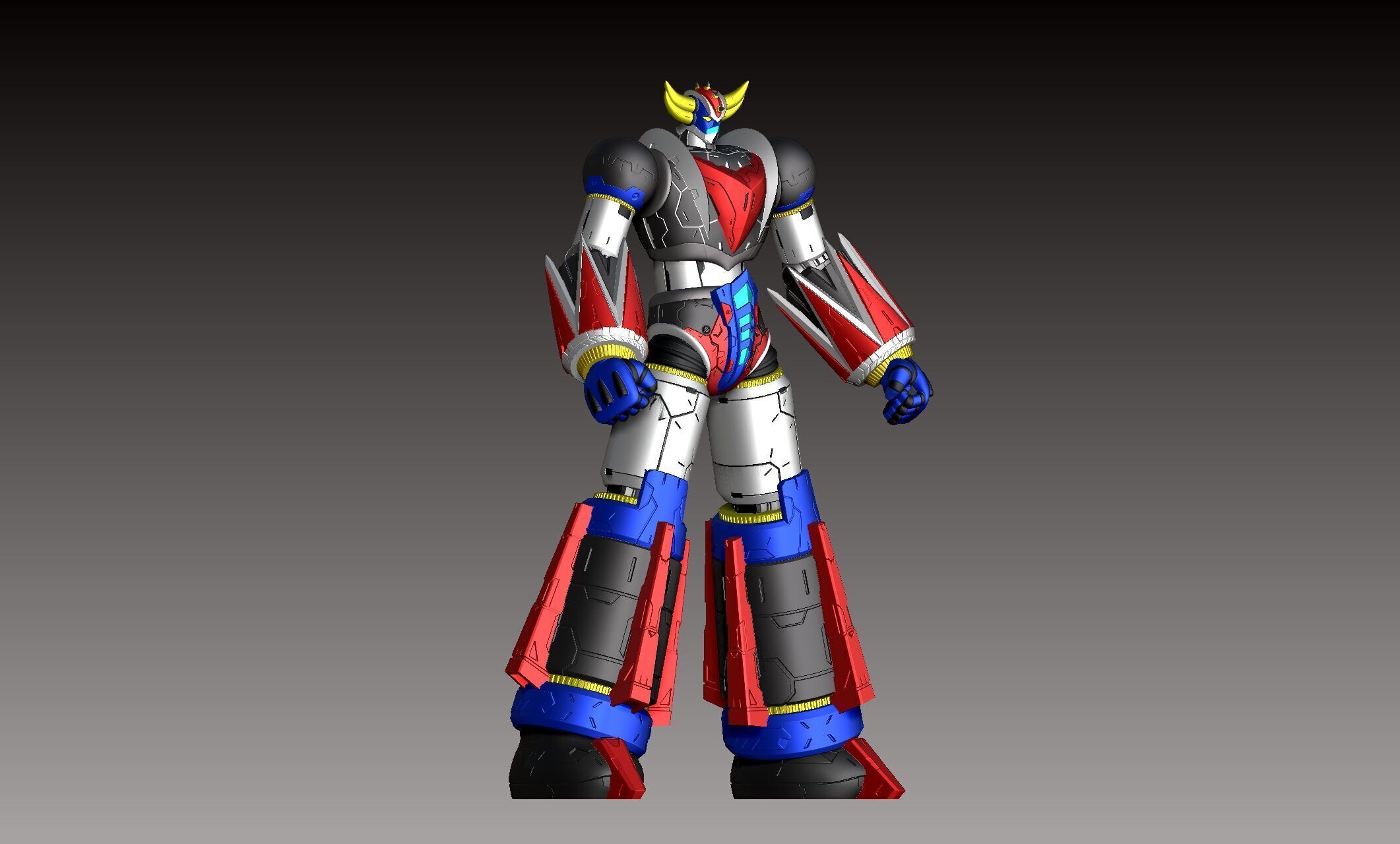Grendizer V2 3D print model_24