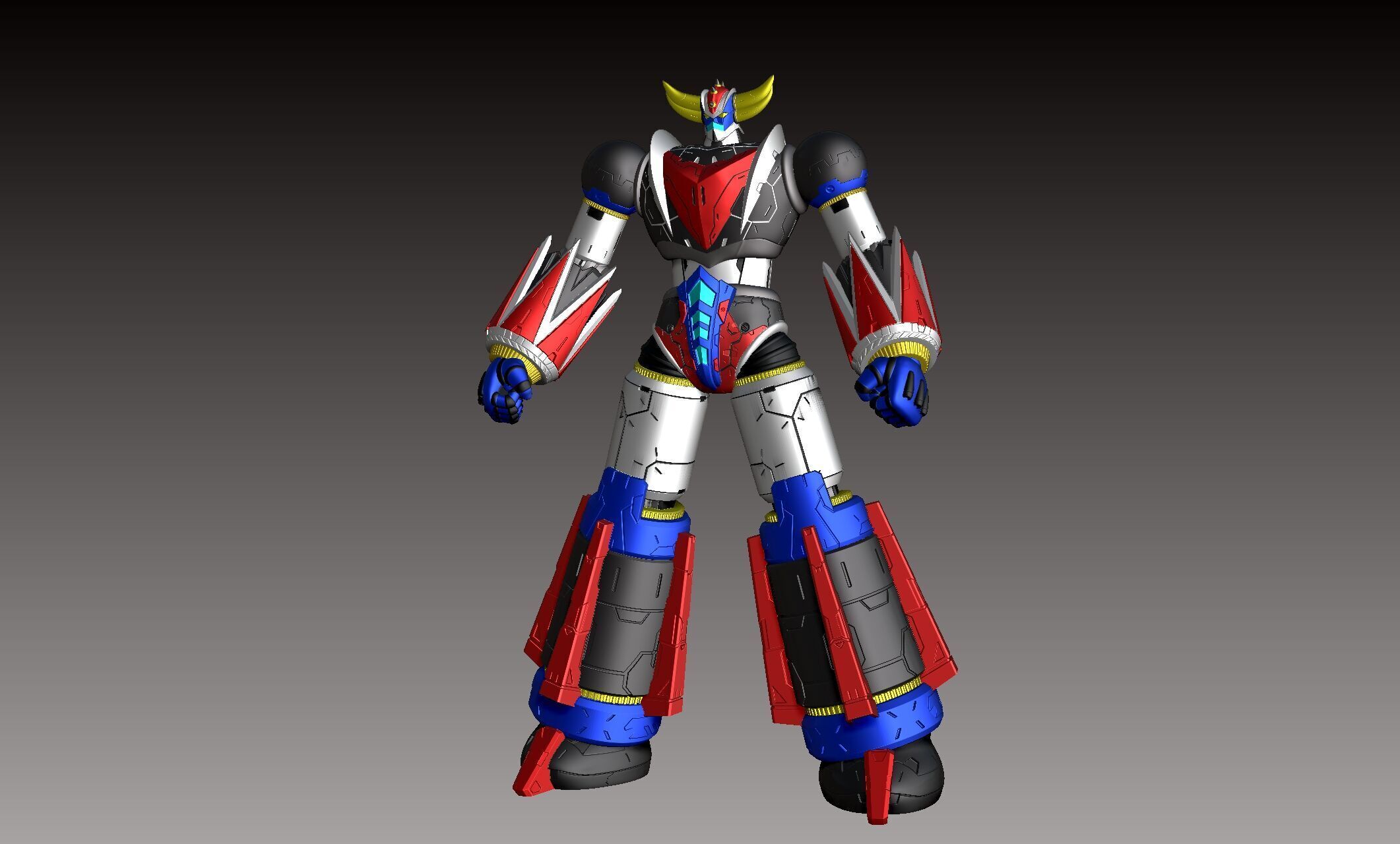 Grendizer V2 3D print model_26