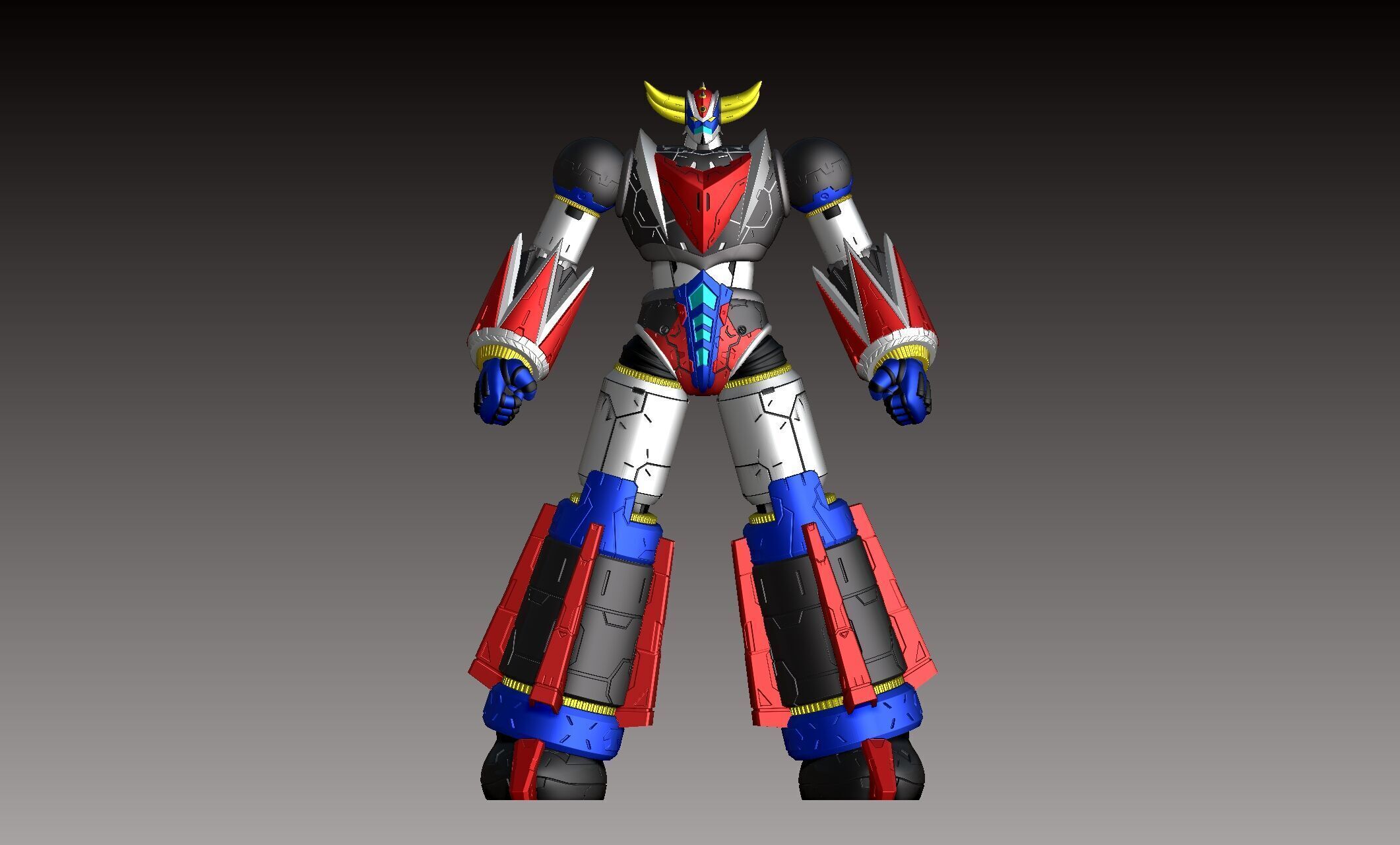 Grendizer V2 3D print model_17