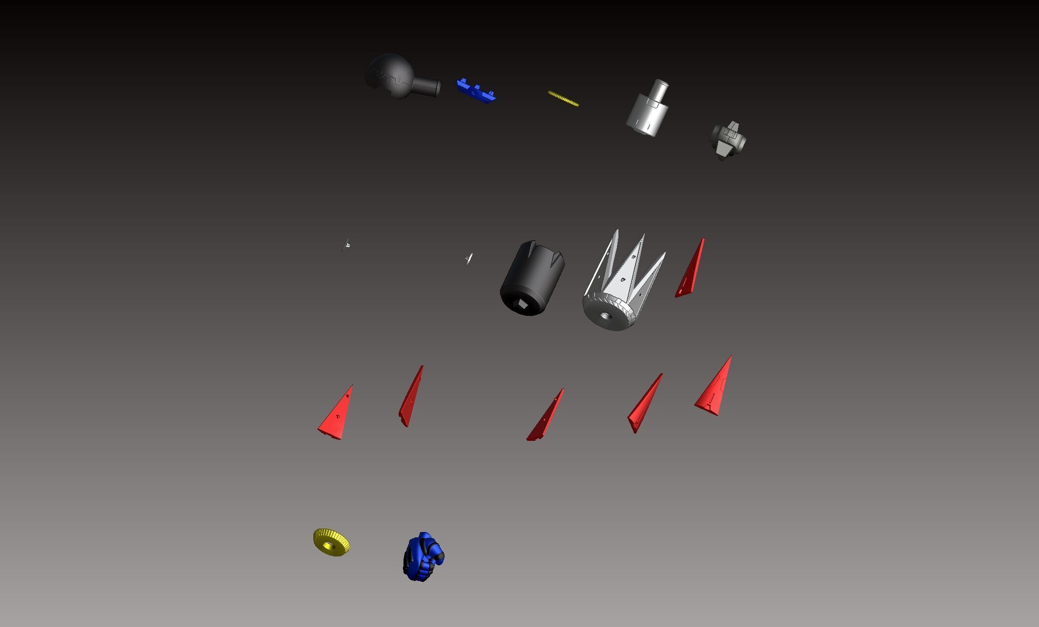 Grendizer V2 3D print model_27