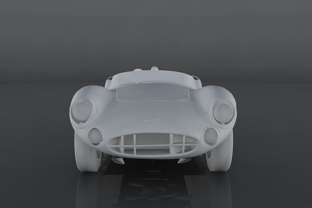Aston Martin DBR1 Low-poly 3D model_8