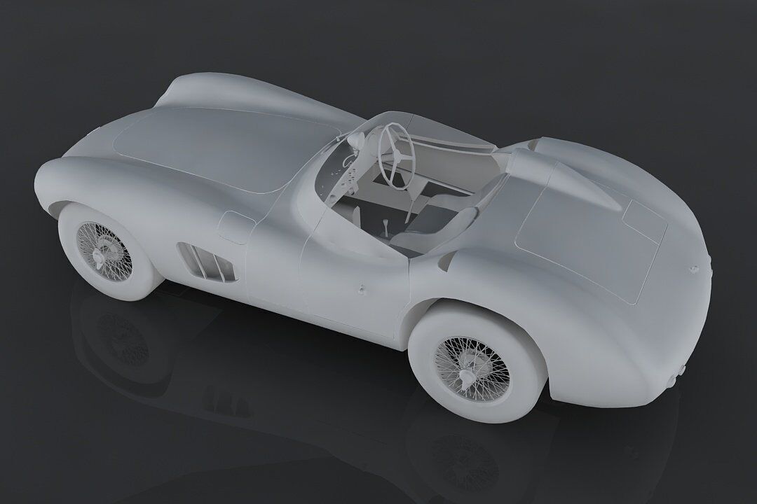 Aston Martin DBR1 Low-poly 3D model_11