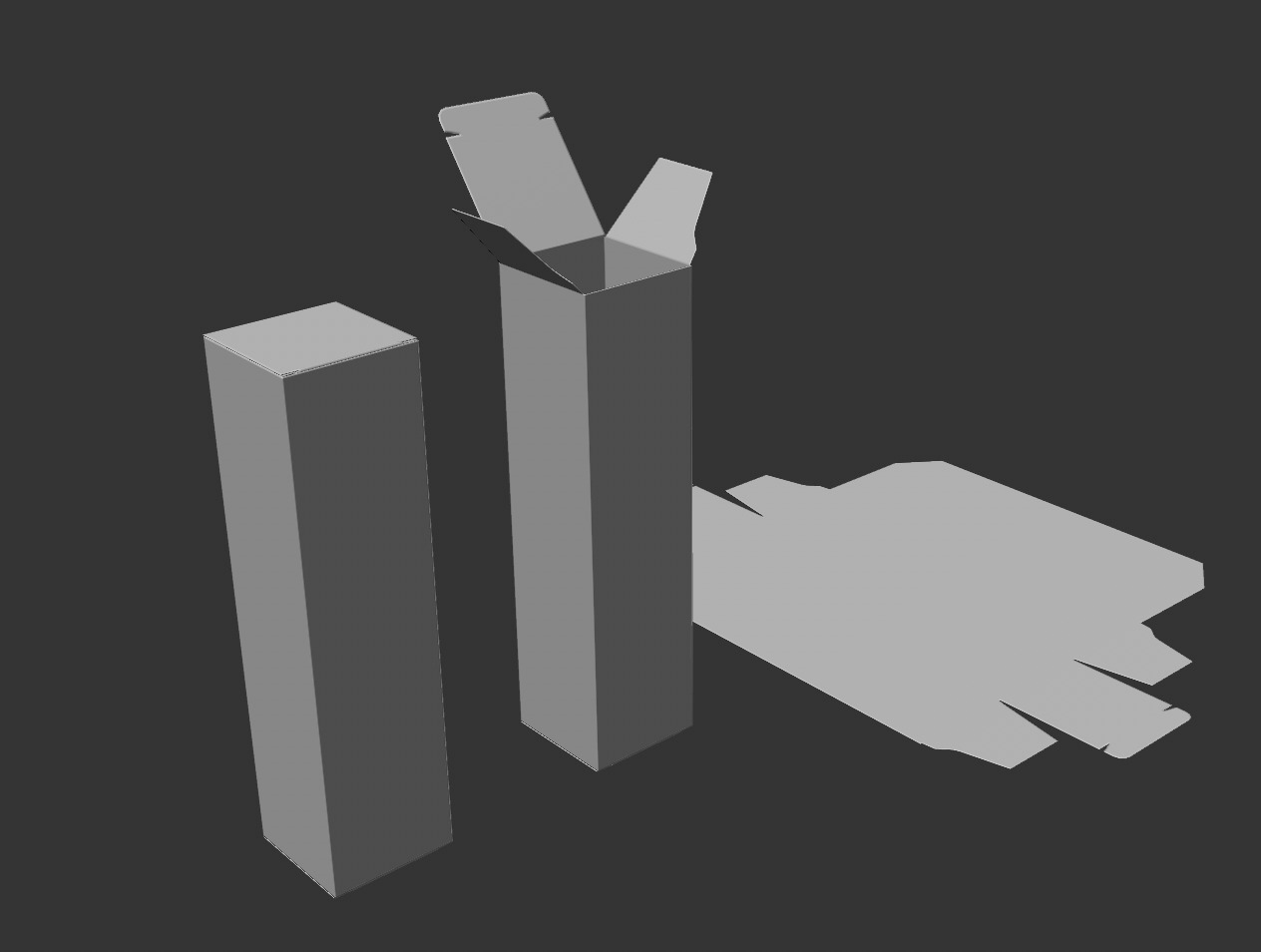 Carton mold 3D model 3D model_3