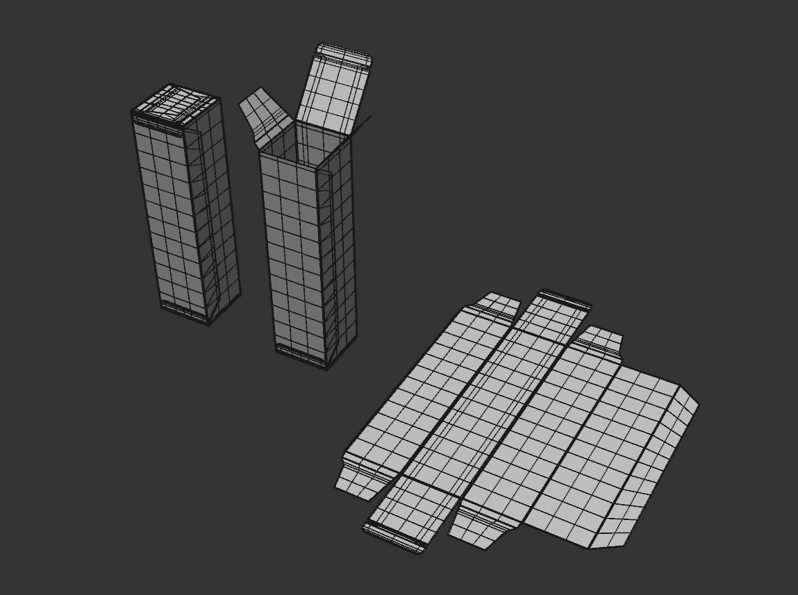 Carton mold 3D model 3D model_2