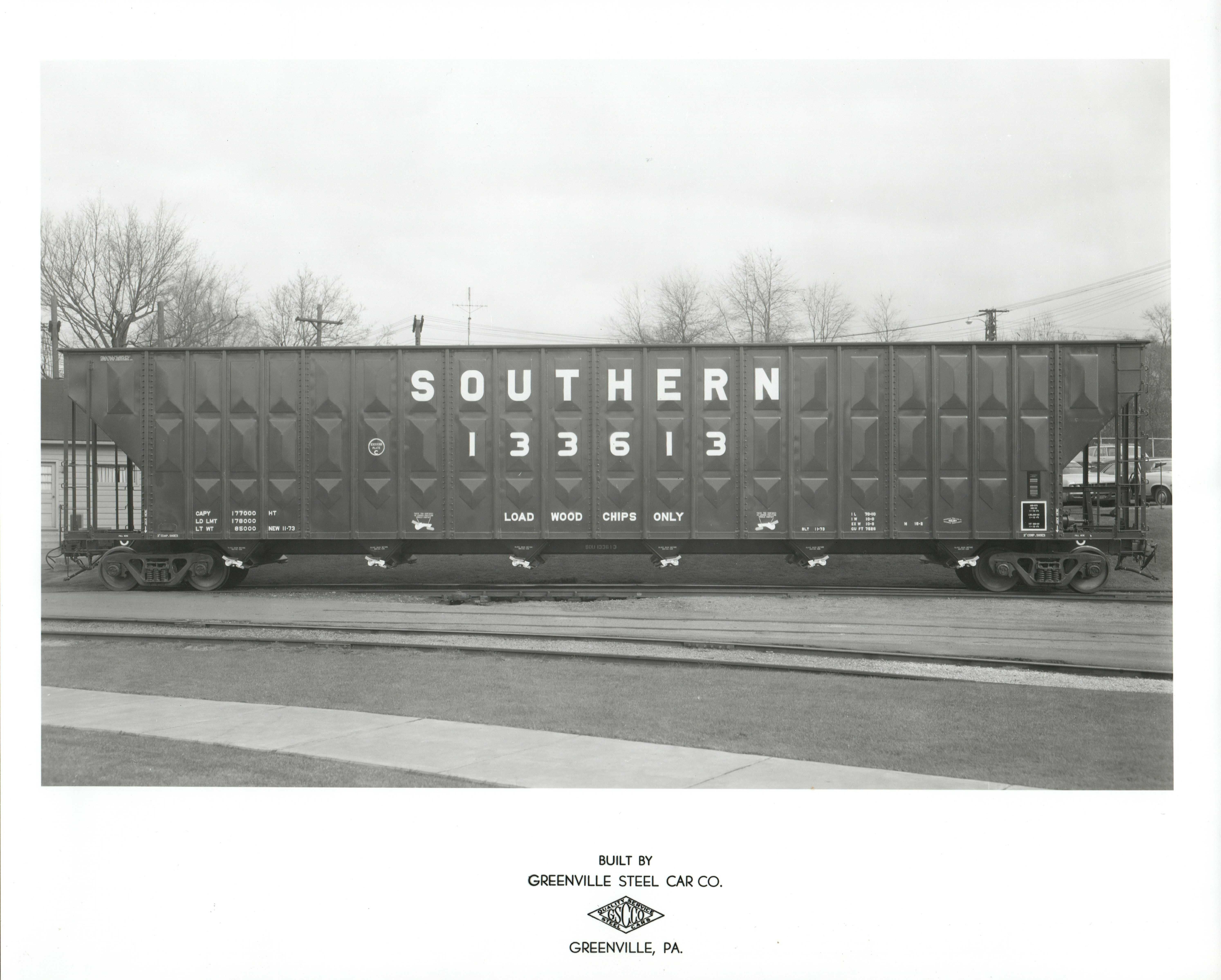 HO Greenville 100-Ton 7526 Cubic Foot Woodchip Hopper 3D print model_2