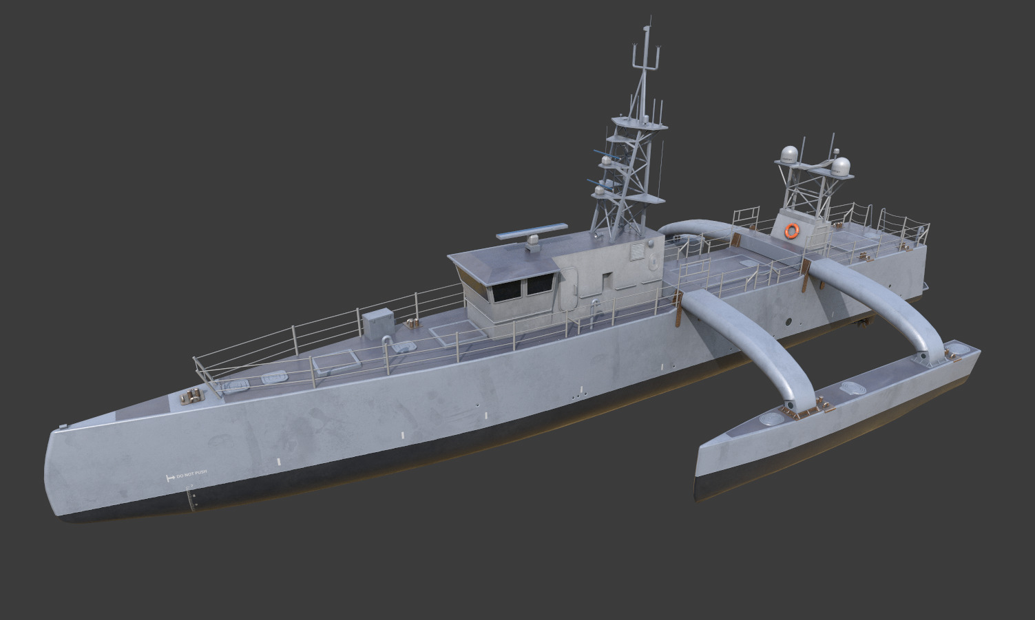 seahawk USV 3D model 3D model_1