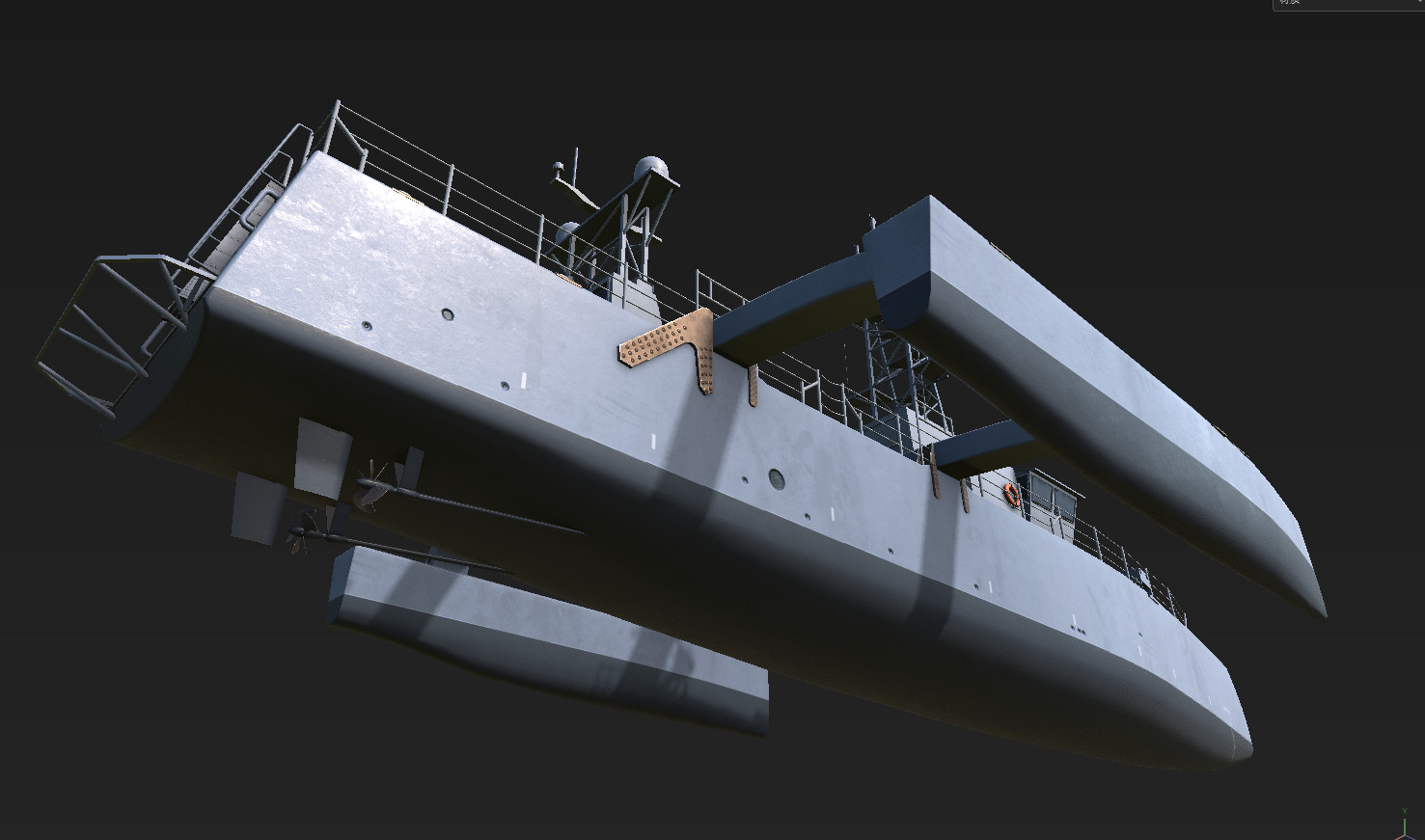 seahawk USV 3D model 3D model_11