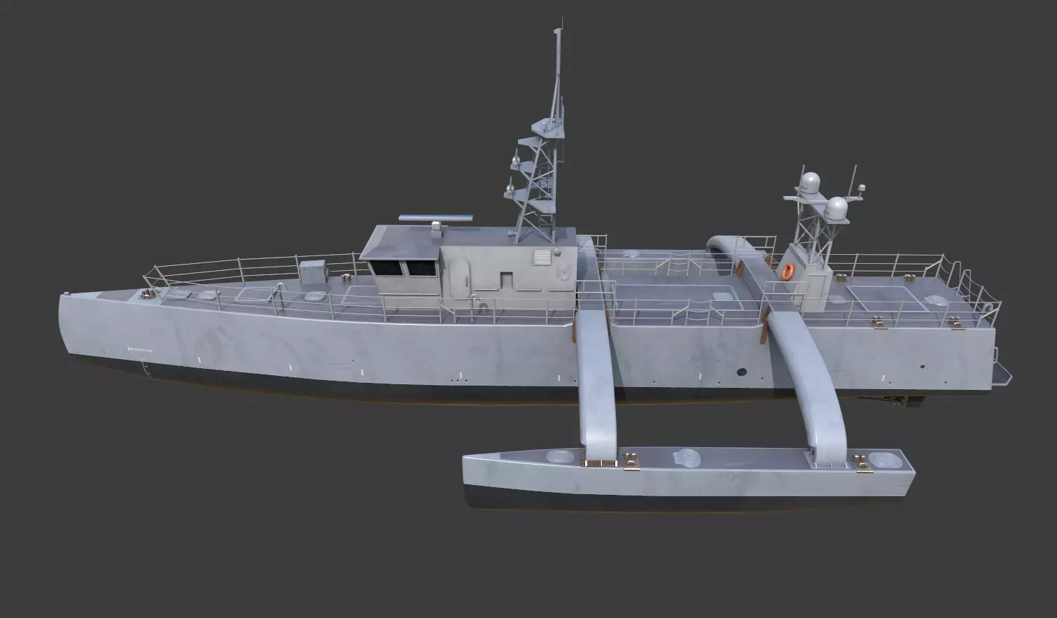 seahawk USV 3D model 3D model_0