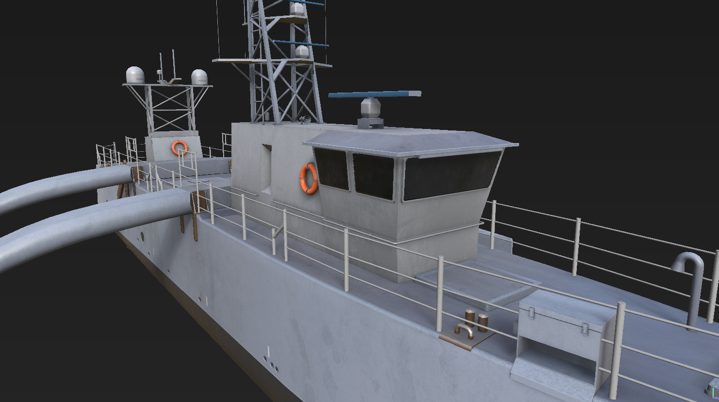 seahawk USV 3D model 3D model_23