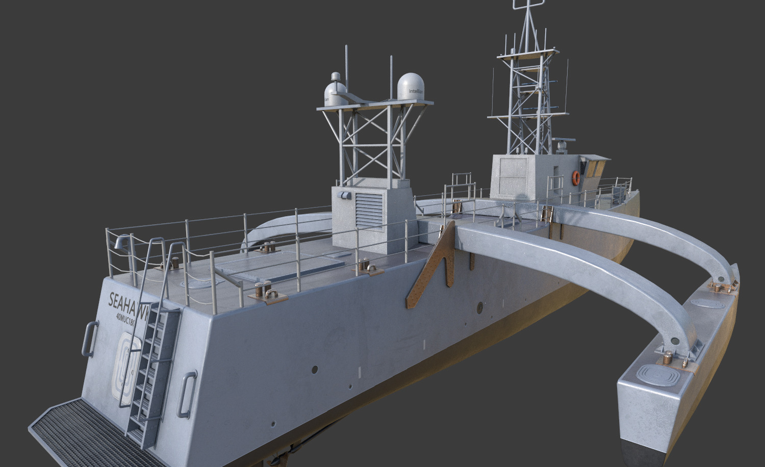 seahawk USV 3D model 3D model_5