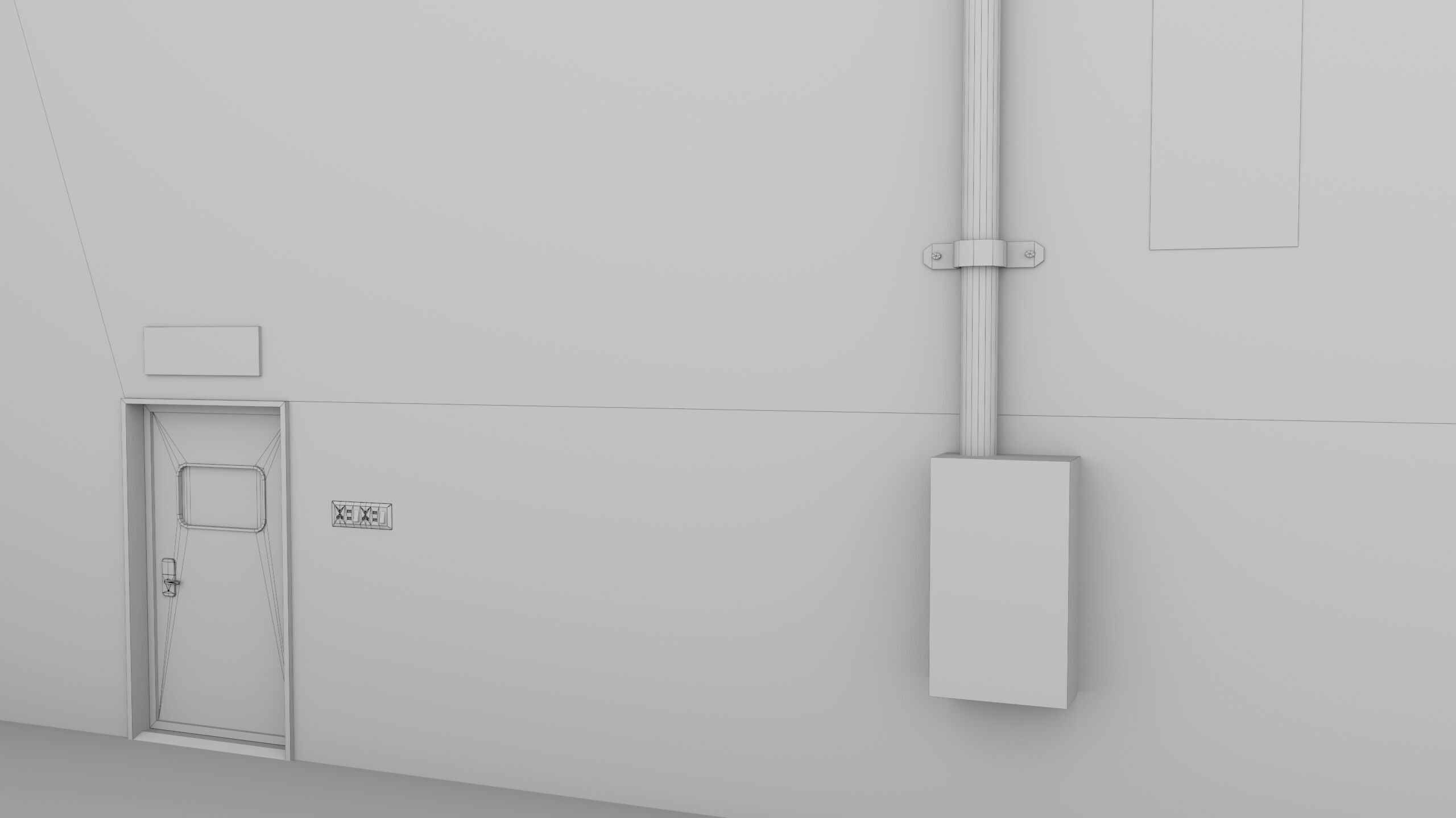 Logistic Cargo Warehouse Interior and Exterior All PBR Textures Low-poly 3D model_61