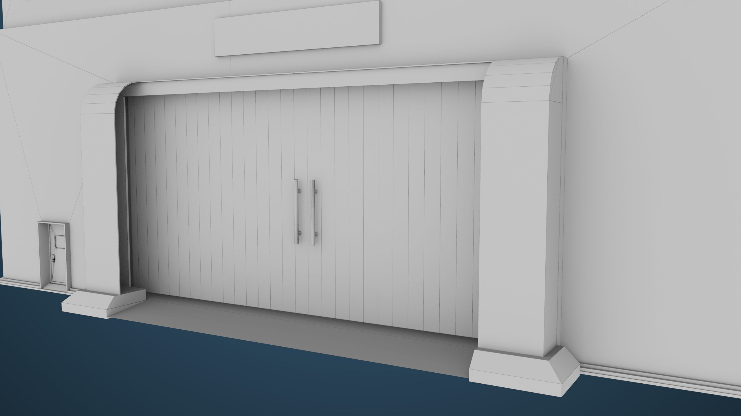 Logistic Cargo Warehouse Interior and Exterior All PBR Textures Low-poly 3D model_46